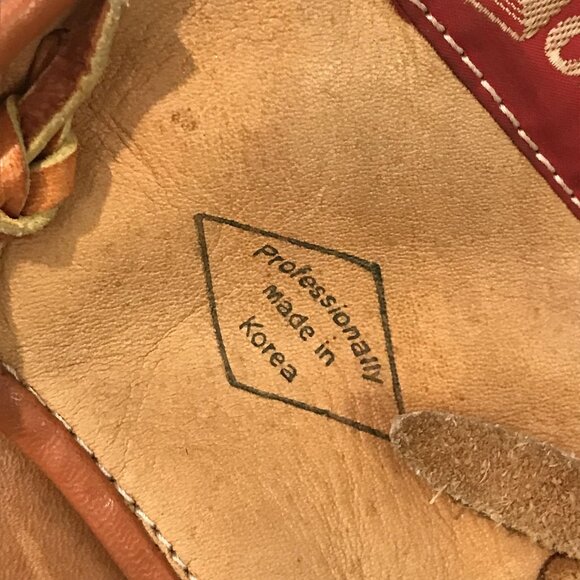 Winner's Choice Baseball Catchers Mitt Professional Model Rawhide Laced Leather - Picture 3 of 9